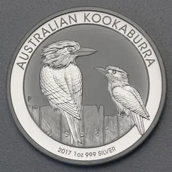 Silbermünze 1oz Kookaburra 2017 (Australien)