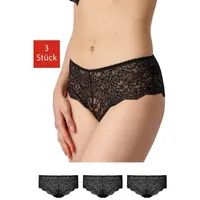SNOCKS 3er Pack Hipster Full Lace - Damen Baumwolle
