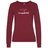 KANGAROOS Sweatshirt, Damen rot, Sweatshirts, 57667038-56