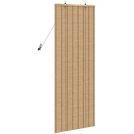 vidaXL Fensterjalousien & -schatten Hellbraun 60 x 160 cm Bambus