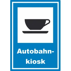 Autobahnkiosk Aufkleber A9 (37x52mm)