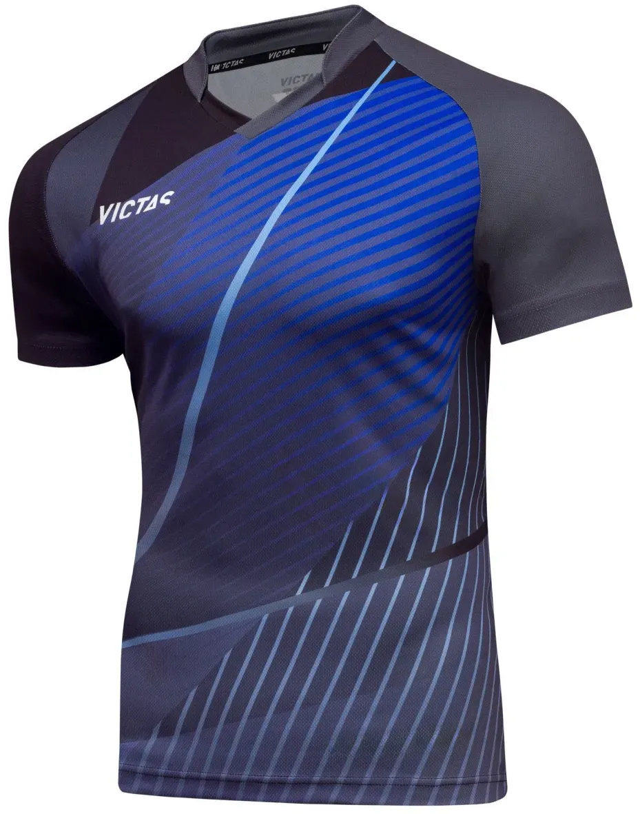 Victas Shirt 236 schwarz/blau/grau 3XL - 3XL