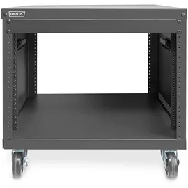 Digitus Universal 19-Zoll Equipment Rack 8HE mit Rollen schwarz