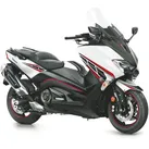 Uniracing Yamaha T-Max 530, Dekor-Set - Schwarz/Rot/Weiß