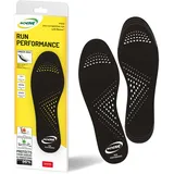 Noene Orthotic Insoles Run Performance Invisible Einlegesohlen, Schwarz - 36-39