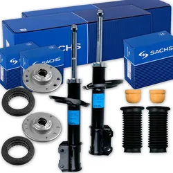 Sachs Stossdämpfer + Domlager+service Kit Vorne Passend Für Opel Vectra C Signum: Staubschutzsatz, Stoßdämpfer Opel: 13117280 Opel: 344435 Opel: 55700