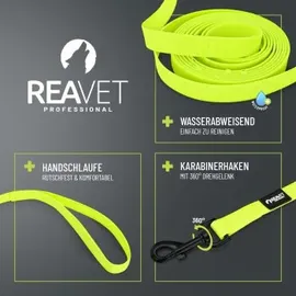 reavet Schleppleine neon gelb 10 m