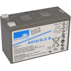 Sonnenschein Bleigel Akku 12V 6,5Ah Dryfit A512/6.5S VdS Zulassung