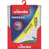Vileda Park+Go Bügelbrettabdeckung Baumwolle, Schaum, Polyurethan Schwarz, Rot
