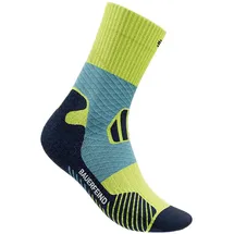 Bauerfeind Trail Run Mid Cut Kompressionsstrümpfe Gelb 42-45