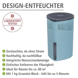 Wenko Luftentfeuchter Modell Drop 2 x 1000 g Türkis