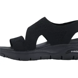 SKECHERS 119458 BBK ARCH FIT - BRIGHTEST DAY Schwarz Sandal Gr. 42