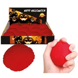 FIESTAS GUIRCA | Elastische Gehirne (8 cm) - Halloween Zubehör für Süßes oder Saures und Gruselfeste - Deko- und Spielzeug für Spaß und Dekoration - Rot