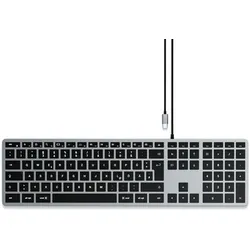 Satechi Slim W3 USB-C Wired Keyboard-DE German Tastatur