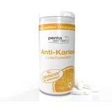 PentaSense® - Xylit Anti Karies Lutschpastillen mit Orangengeschmack gegen Plaque und Säure helfen den Zahnschmelz zu bewahren - 150 Stück