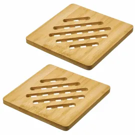 Westmark Untersetzer Tapas + Friends hellbraun 17,0 x 17,0 cm, 2 St.