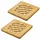 Westmark Untersetzer Tapas + Friends hellbraun 17,0 x 17,0 cm, 2 St.
