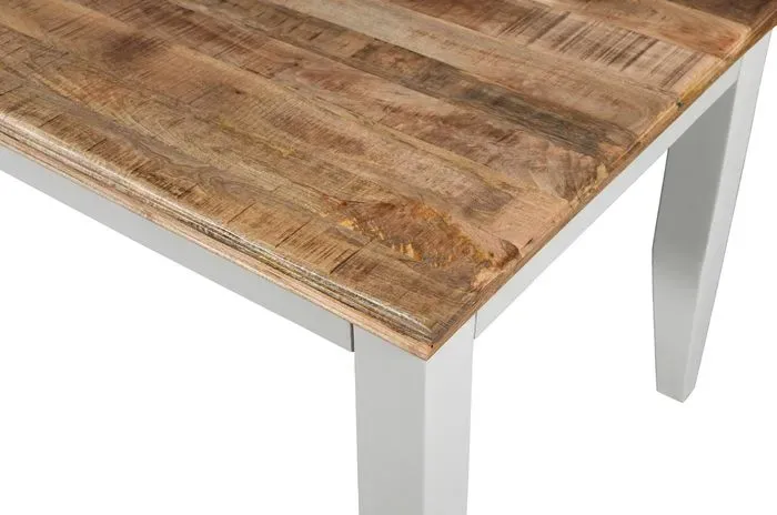 WOLFMÖBEL Esstisch Country 180 x 90 cm Holz Beige Sand