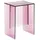 Kartell Max-Beam Hocker/Beistelltisch, Plastik, rosa, 27 x 33 x 47 cm