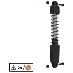 BERG Federbein-Design-Set für Rally Jeep Cherokee 2.0 Pedal-Gokarts, grün