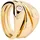 PDPAOLA AN01-994 Damen-Ringset Sugar Silber vergoldet, 52/16,6