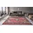HANSE HOME Nouristan Mirkan Kurzflorteppich 80 x 150 cm Rot/Schwarz
