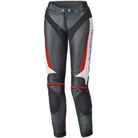 Held Lane II Damen Lederhose, schwarz-weiss-rot, Größe 42