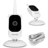 lionelo Babyline 3.2, 3-facher Digitalzoom, Zwei-Wege-Kommunikation, möglich, Aufzeichnungsmöglichkeit, Kameraauflösung: 1920x1080px / - Weiß