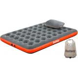 BESTWAY Doppelluftbett Roll & Relax mit Kissenpumpe 203 x 152 x 22 cm
