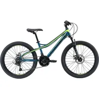 Bikestar Mountainbike 24 Zoll RH 33 cm blau/gelb