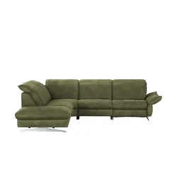 Hukla Ecksofa  Michelle ¦ grün ¦ Maße (cm): B: 292 H: 81 T: 258.0