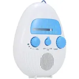 Tragbares Duschradio, Mini-duschradio, Wasserdicht, Batteriebetrieben, Fm/am-radio Für Badewanne