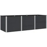 vidaXL Hochbeet 300 x 100 x 91 cm Schwarz