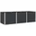 vidaXL Hochbeet 300 x 100 x 91 cm Schwarz