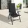Greemotion Grenada Klappsessel 61 x 67 x 110 cm anthrazit/schwarz