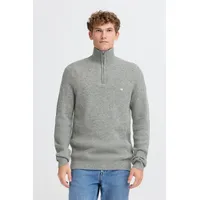 Kronstadt Troyer KSDoors half Zip Modischer Strick-Troyer grau XXL