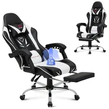 colamy Gaming-Stuhl Weiß PC