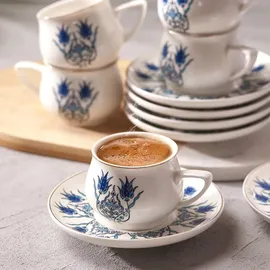 KARACA Espressotasse 0,1 l Weiß 6 St.