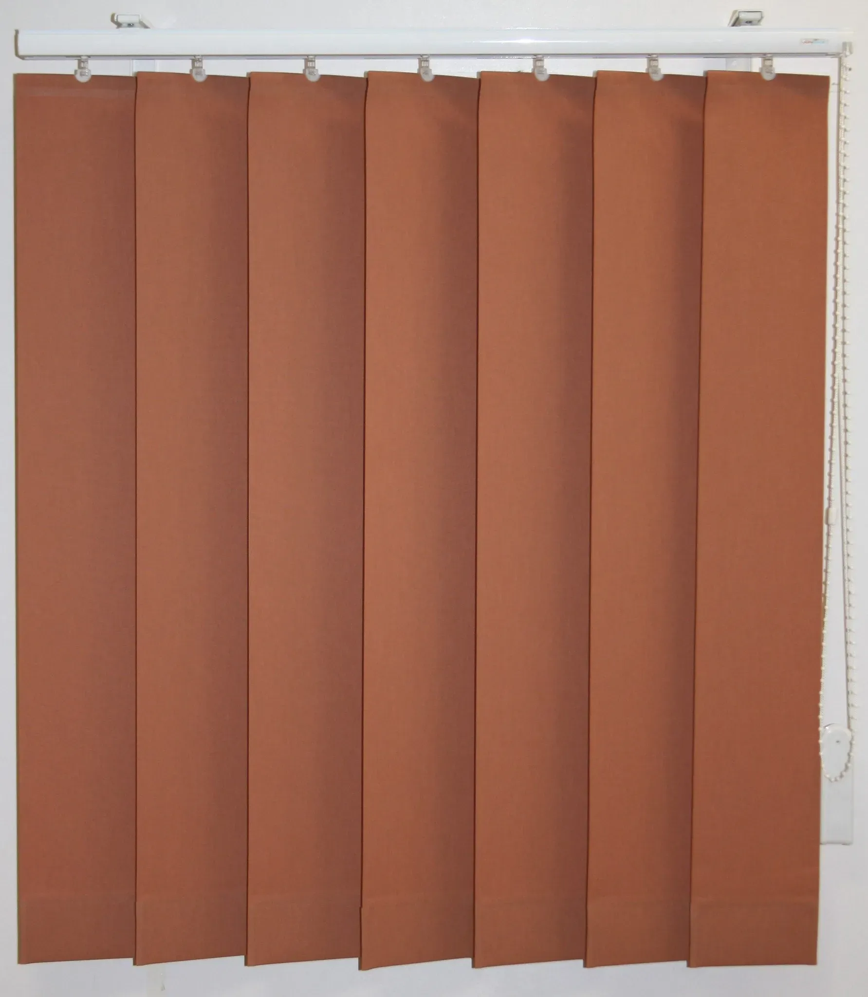 Lamellenvorhang SUNLINES "Montana", orange (terra), B:180cm H:140cm, Jalousien, Wunschmaß