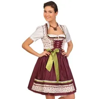 Krüger Madl Dirndl Mini Dirndl 2tlg. - JULIE - bordeaux 30