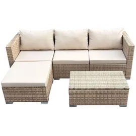 Svita Gartenlounge 5-tlg. Beige