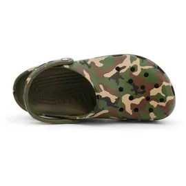 Crocs Classic Printed Camo Clog army green/multi 39-40