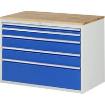 Rau Schubladenschrank Buche-Top und 5 x Schubl.-XXL 1x60 1x90 2x150 1x270mm