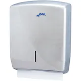 Jofel - Handpapierspender, Gesichtshandtuchspender, Handtuchspender, Tisch- oder Wandmontage, robustes Edelstahlgehäuse, Futura AH25000, Edelstahl, satiniert.