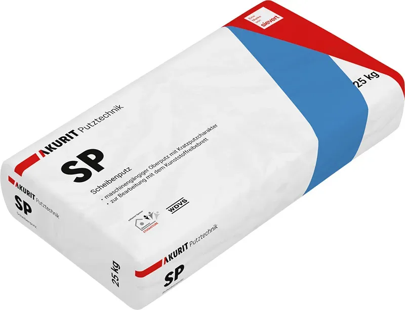 AKURIT SP Scheibenputz weiß (ehem. Schwenk Scheibenputz) - 25kg - 2mm