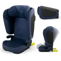 Kinderkraft UNITY 2 Kindersitz 100–150 cm, 15–36 kg, klappbar, ISOFIX, SPS+ & H-GUARD, Schlafposition, AIR FLOW, ergonomische Armlehnen, navy blau - Blau