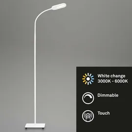 Briloner CCT LED Stehleuchte weiß