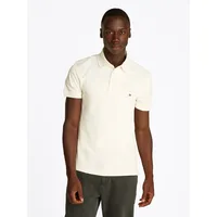 Tommy Hilfiger Poloshirt »1985 SLIM POLO«, aus leicht strukturiertem Piqué-Material Gr. XL, Ivory petal) , 11100152-XL