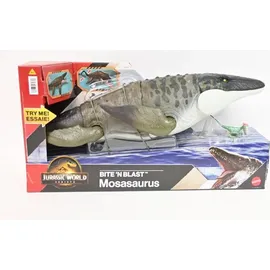 Jurassic World Rebirth Feature Mosasaurus 22 cm - Grün/Grau