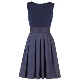 Swing Kleid Cocktailkleid Blau 38